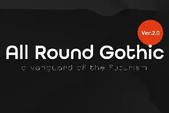 All Round Gothic Family font