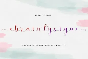 Brainlysign font