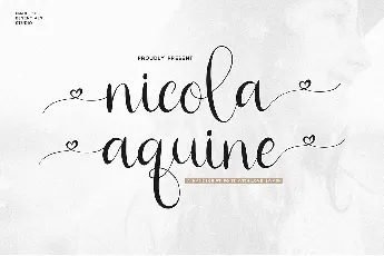 Nicola Aquine font