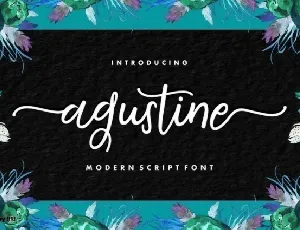 Agustine Script font