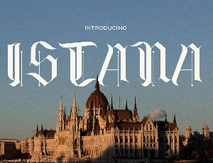 ISTANA font