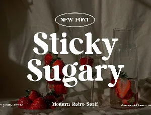 Sticky Sugary font