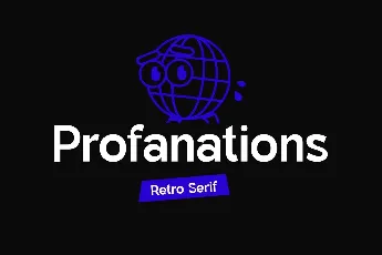 Profanations font