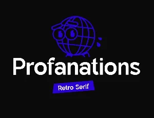 Profanations font