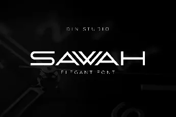 Sawah Modern Elegant Display font