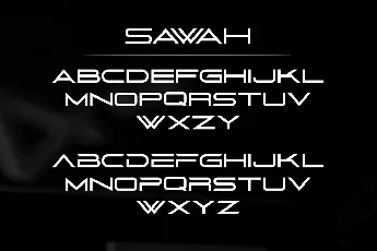 Sawah Modern Elegant Display font