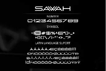 Sawah Modern Elegant Display font