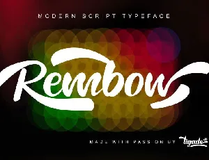 Rembow Script font