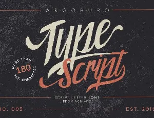 Argopuro Script font