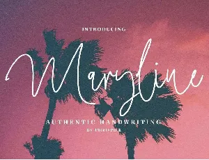 Maryline Handwritten Script font