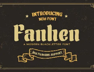 Fanhen font