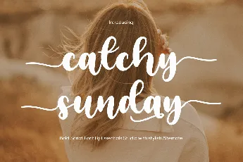 catchy sunday font