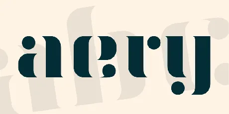 Aery font