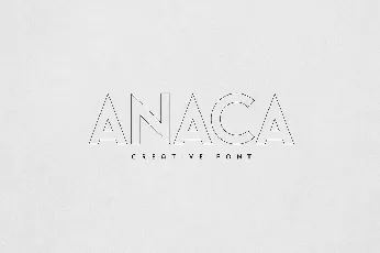 Anaca font