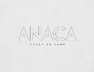 Anaca font