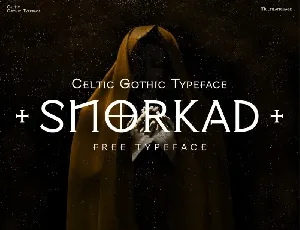 Snorkad font