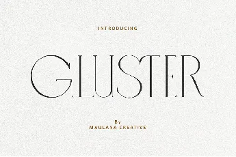 Gluster font