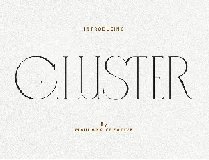 Gluster font