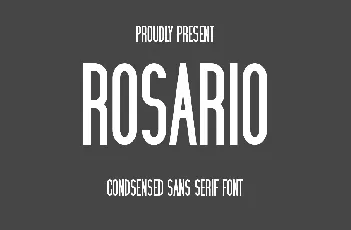 Rosario font