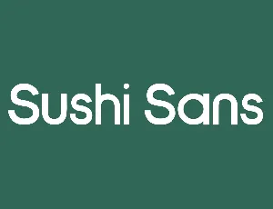 Sushi Sans font