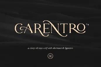 Carentro Classy Serif Typeface font