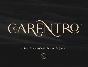 Carentro Classy Serif Typeface font