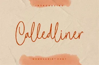 Calledliner font