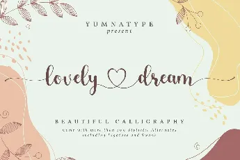 Lovely Dream font