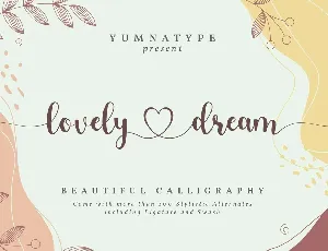 Lovely Dream font