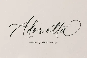 Adoretta font