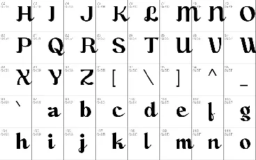 Langlock font