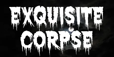 Exquisite Corpse font