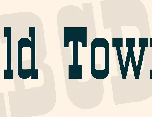 Old Town font