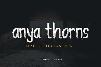 Anya Thorns Demo font