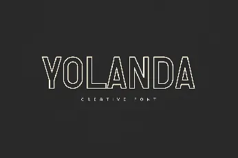 Yolanda font