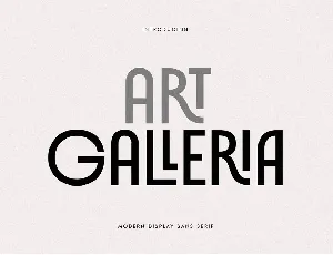 Art Galleria font