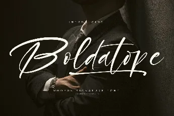 Boldatope DEMO VERSION font