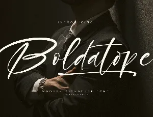 Boldatope DEMO VERSION font