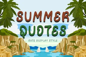 Summer Quotes Display font