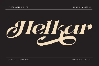 Helkar Vintage font