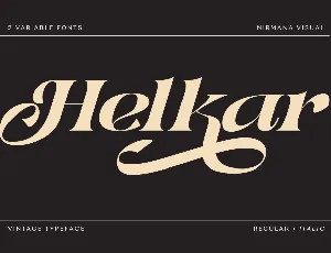 Helkar Vintage font