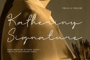 Katheriny Signature font