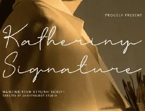 Katheriny Signature font