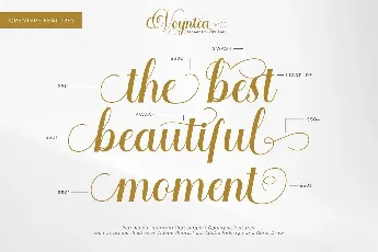 Voyntea Elegant Calligraphy Script font