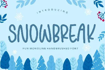 SNOWBREAK font