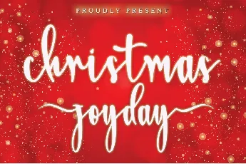 Christmas Joyday-PERSONAL USE font