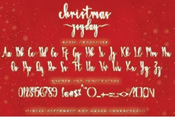 Christmas Joyday-PERSONAL USE font