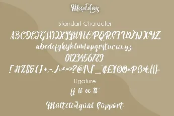 Moonday font