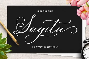 Sagita Script font