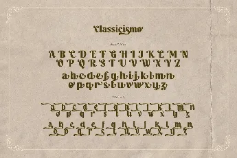 Classicismo font